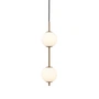 Umage - Audrey 2 LED pendant light, brass / opal glass