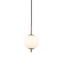 Umage - Audrey 1 LED pendant light, brass / opal glass