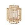 Broste Copenhagen - Kajsa lantern, Ø 20 cm x H 2 3. 5 cm, bamboo / glass