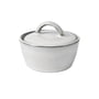 Broste Copenhagen - Nordic Sand Bowl with lid, Ø 8 cm x H 6 cm, beige