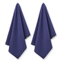 Humdakin - Organic cotton tea towel, 45 x 70 cm, midnight turbo (set of 2)