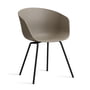 Hay - About A Chair AAC 26 , black / khaki 2. 0 (felt glides)