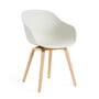 Hay - About A Chair AAC 222, lacquered oak / melange cream 2. 0 (felt glides)