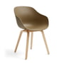 Hay - About A Chair AAC 222, lacquered oak / clay 2. 0 (felt glides)