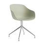 HAY - About A Chair AAC 220, polished aluminum / pastel green 2. 0 (plastic glides)