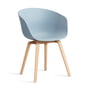 Hay - About A Chair AAC 22, soaped oak / slate blue 2. 0 (felt glides)