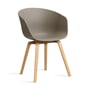 Hay - About A Chair AAC 22, lacquered oak / khaki 2. 0 (felt glides)