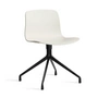 HAY - About A Chair AAC 10, black / melange cream 2. 0 (felt glides)