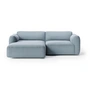 & Tradition - Develius Mellow Corner sofa, configuration C, blue (Cifrado 0741)