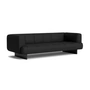 HAY - Quilton Lift 3-seater sofa, black oak / Sense black