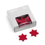 Hey-Sign - Litter stars, poppy seed red (set of 30)