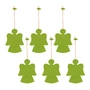 HEY-SIGN - Angel pendant, May green (set of 6)