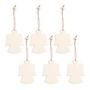 HEY-SIGN - Angel pendant, off-white (set of 6)