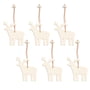 Hey-Sign - Pendant reindeer, off-white (set of 6)