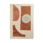 Ferm Living - Bloco tufted rug, 120 x 180 cm, blush / off-white