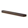 Audo - Epoch Wall coat rack, L 118 cm, dark stained oak / black