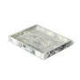 Ferm Living - Mist Tray, 15 x 20 cm, emerald / off-white
