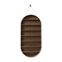 Ferm Living - Oval Dorm wall shelf, smoked oak