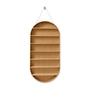 Ferm Living - Oval Dorm wall shelf, oiled oak