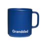 Design Letters - VIP Favourite Porcelain mug with handle, Granddad / midnight blue