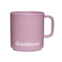 Design Letters - VIP Favourite Porcelain mug with handle, Grandmom / lavender