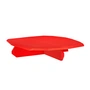 OUT Objekte unserer Tage - Fels Coffee table, solid ash, lacquered light red