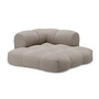 OUT Objekte unserer Tage - Sander Sofa 01, 2-seater, stone gray (Berlin 801 by OUT)