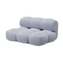 OUT Objekte unserer Tage - Sander Sofa Loveseat, light blue (Xtreme YS173 by Camira)