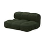 OUT Objekte unserer Tage - Sander Sofa Loveseat, moss green (Hug Me 032 by Chivasso)