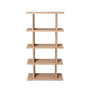 ferm Living - Kona bookcase 1 x 4, 75 x 141 cm, natural oak