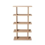 Ferm Living - Kona bookcase 1 x 4, 75 x 141 cm, natural oak