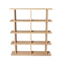 ferm Living - Kona bookcase 2 x 4, 122.5 x 141 cm, natural oak