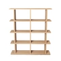 Ferm Living - Kona bookcase 2 x 4, 122.5 x 141 cm, natural oak