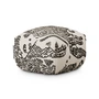OUT Objekte unserer Tage - Sander Pouf Mini, black / white (Tiger Mountain Col. 001 by Dedar)