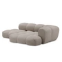 OUT Objekte unserer Tage - Sander 06 Right 3-seater sofa, stone gray (Berlin 801 by OUT)
