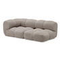 OUT Objekte unserer Tage - Sander 03 Left 2. 5-seater sofa, stone gray (Berlin 801 by OUT )