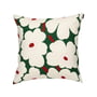 Marimekko - Unikko Cushion cover, 50 x 50 cm, dark green / off-white / light pink