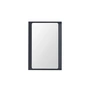 Muuto - Arced Mirror, 80 x 55 cm, midnight blue