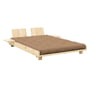 Karup Design - Social bed 140 x 200 cm, complete set, mocha / clear pine