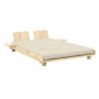 Karup Design - Social bed 140 x 200 cm, complete set, beige / clear pine