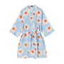 Marimekko - Rakastaa ei rakasta robe S, light blue / off-white / orange