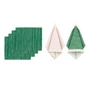 Marimekko - Piccolo kitchen set, tea towel & Placemats, green / pink (6 pcs.)