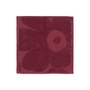 Marimekko - Unikko Solid Mini towel, 32 x 32 cm, burgundy