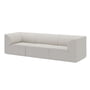 OUT objects of our time - Weber 02 3-seater sofa, cream (Lyon 121 by OUT)