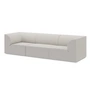 OUT objects of our time - Weber 02 3-seater sofa, cream (Lyon 121 by OUT)