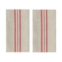 OYOY - Linu tea towel, red (set of 2)
