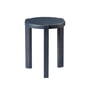 FDB Møbler - D108 Ragnesminde side table, Ø 35 cm, midnight blue