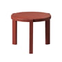 FDB Møbler - D108 Ragnesminde coffee table, Ø 48 cm, carmine red