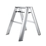 Metaphys - Premium Lucano 2 Step Stool ladder, silver