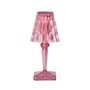 Kartell - Battery Rechargeable table lamp H 26 cm, pastel pink